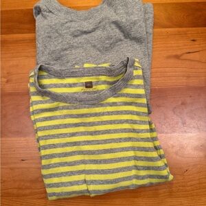 Bundle of Soft Cotton Long Sleeve Tees - 6/7